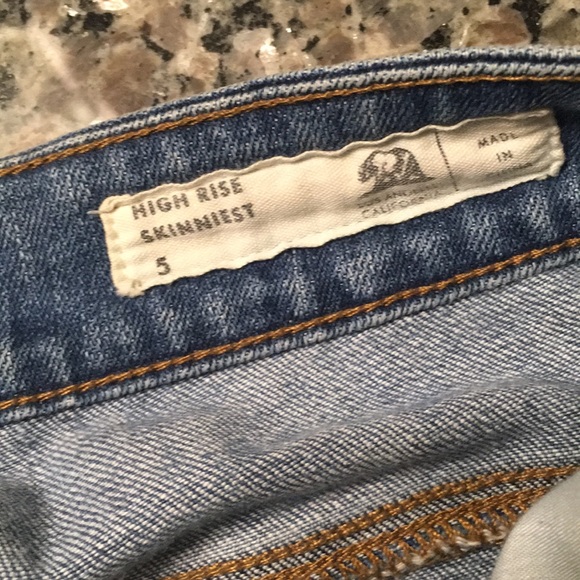 Pacsun distressed indigo high rise jeans - Picture 4 of 6